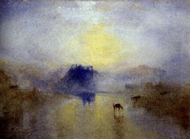 Joseph Mallord William Turner Norham Castle, Sunrise Norge oil painting art
